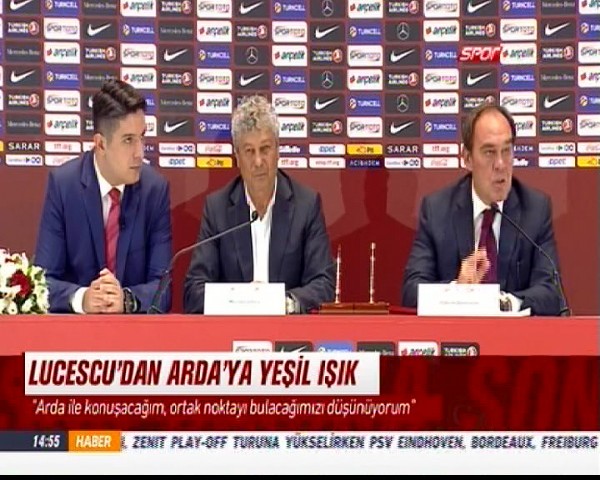 Lucescu imzayı attı